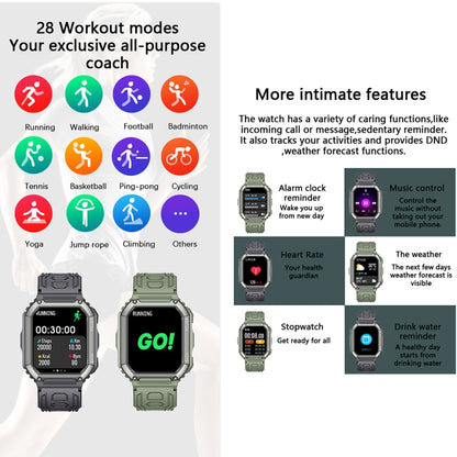 KR06 Waterproof Pedometer Sport Watch