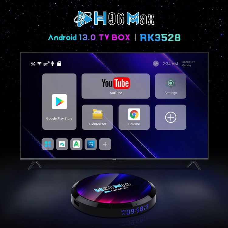 H96 Max 8K Ultra HD Smart TV Box