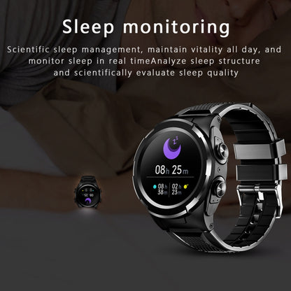 F6 2 in 1 Bluetooth Earphone Smart Watch