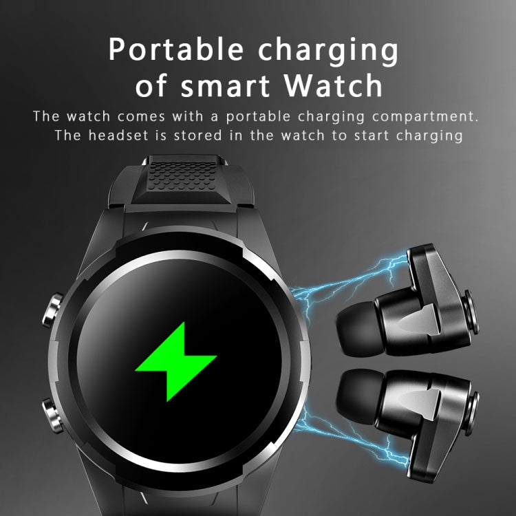 F6 2 in 1 Bluetooth Earphone Smart Watch