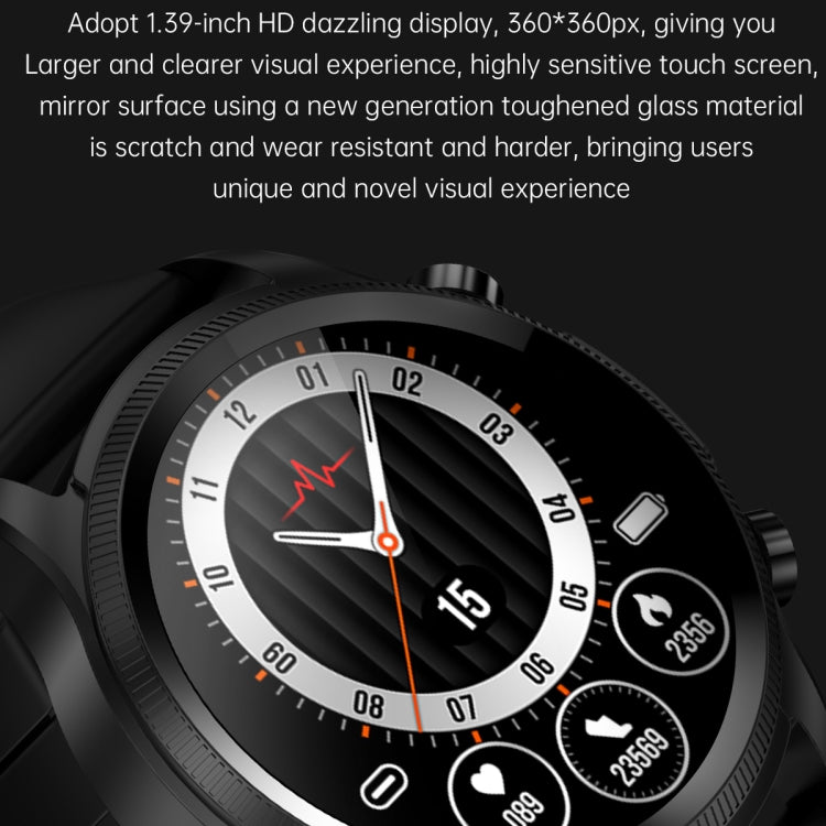 E400 Leather Strap Smart Watch