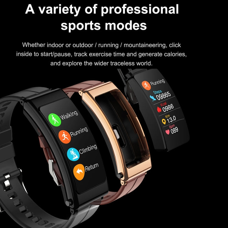 K13 Silicone Band Earphone Detachable Smart Watch