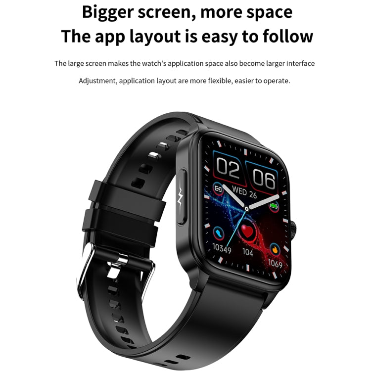 ET540 Waterproof Silicone Band Smart Watch