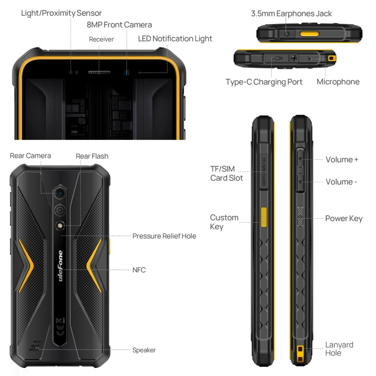 Ulefone Armor X12 Pro Smart Phone, details