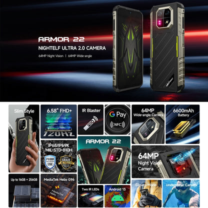 Ulefone Armor 22 Rugged Smart Phone