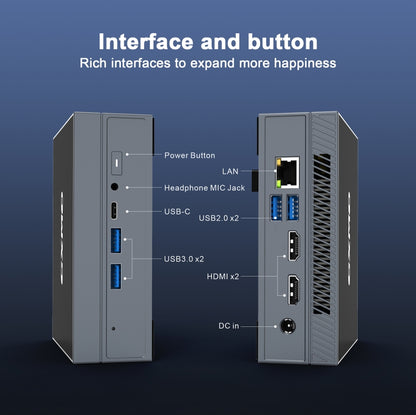 GXMO GX55 Windows 11 Intel N5105 Mini PC