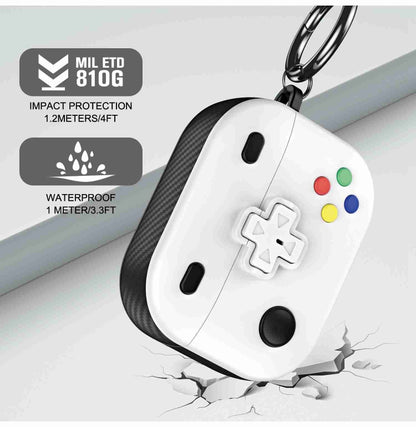 Game Console Shape Wireless Earphones Protective Case