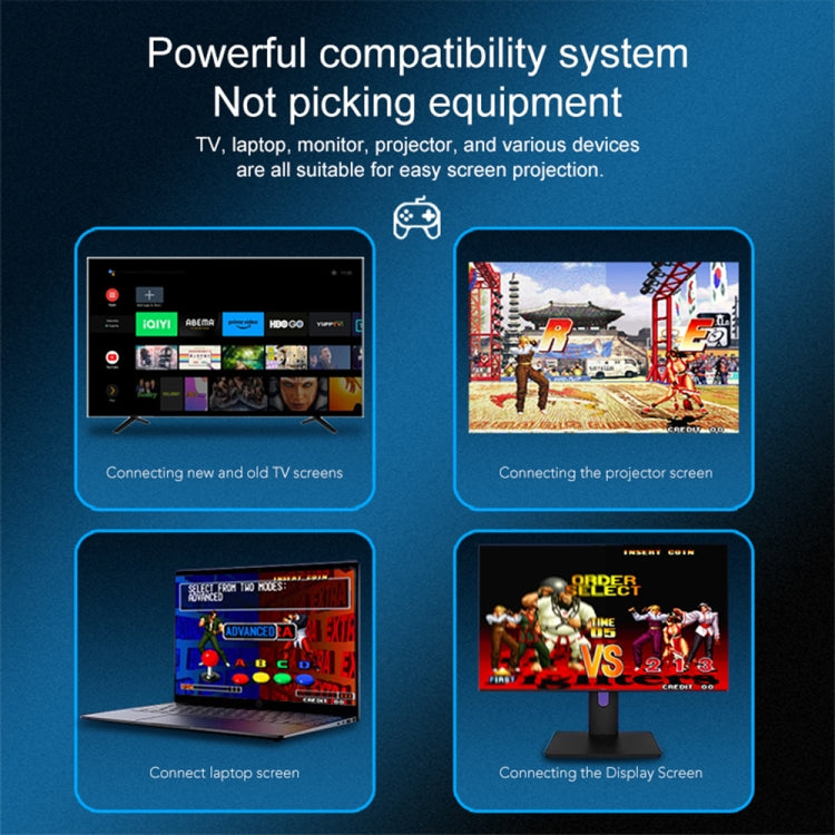 K8 Pro Ultra HD TV Dual Controller Game Console