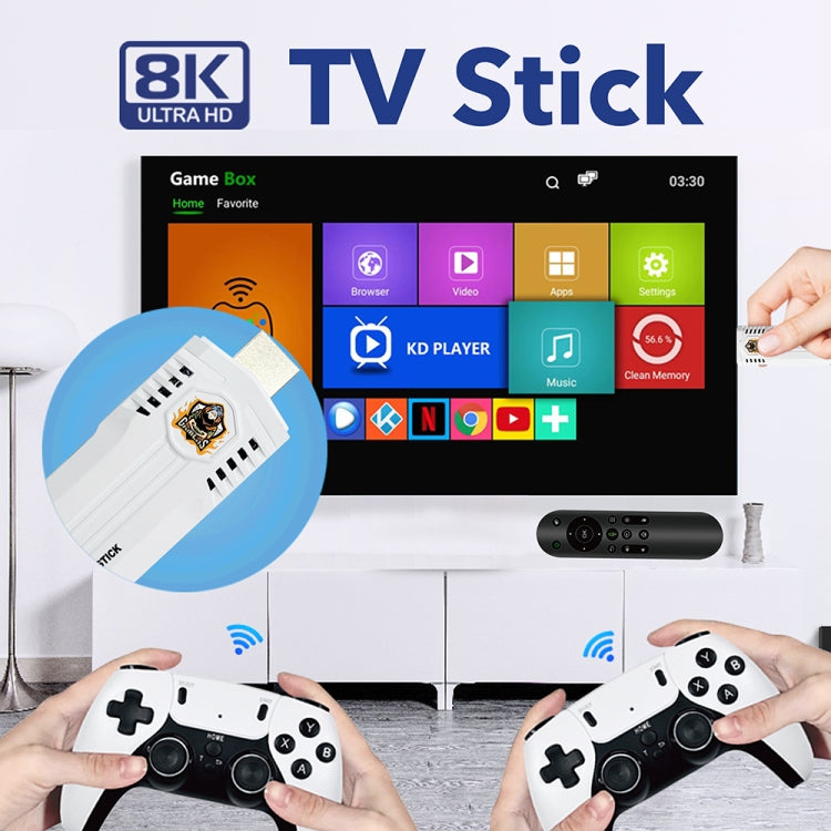 K8 Pro Ultra HD TV Dual Controller Game Console