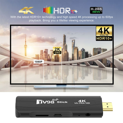 TV98 Rockchip Quad Core 4K HD Bluetooth TV Stick