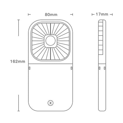 F20 Handheld USB Neck Fan