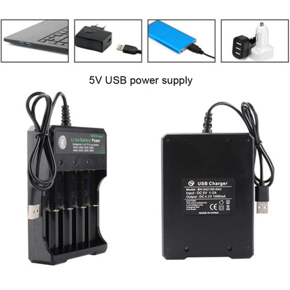 4 Slot Lithium Battery USB Charger