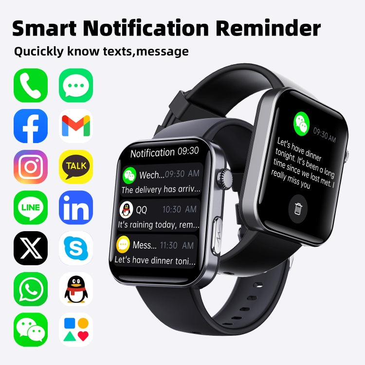 F300  2.1-Inch Screen Smart Watch