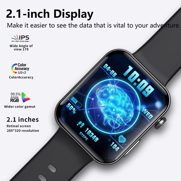 F300  2.1-Inch Screen Smart Watch